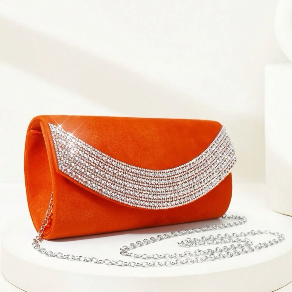 Elegant orange evening Bag